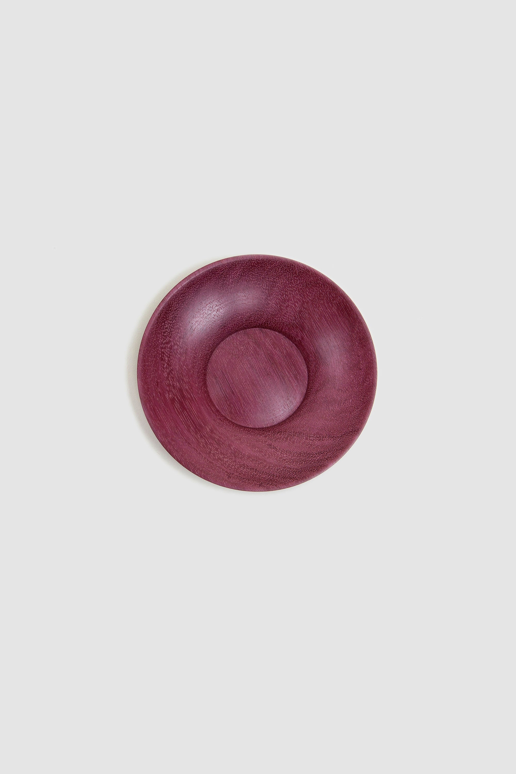 CristaSeya Handturned Small Plate - Beet Red | Garmentory