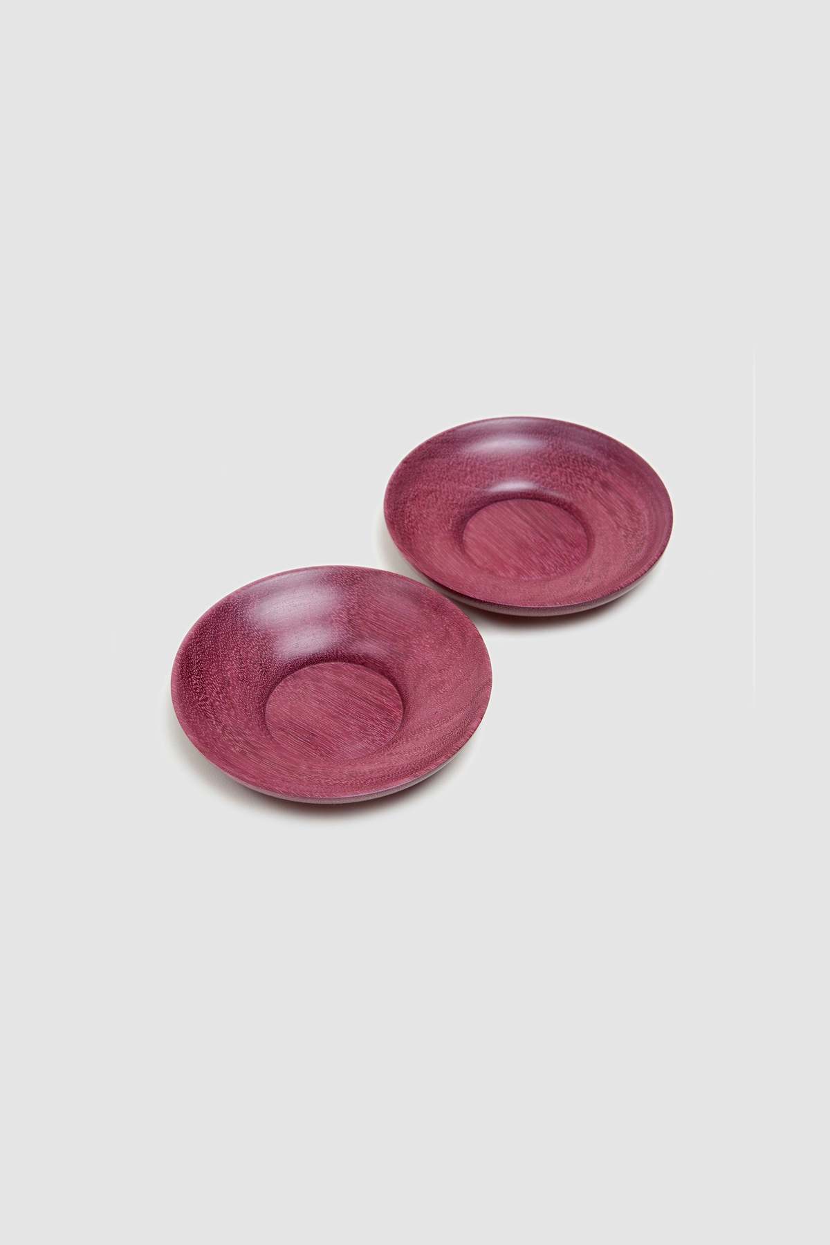 CristaSeya Handturned Small Plate - Beet Red | Garmentory