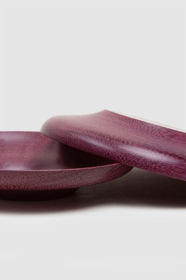 皿・プレート Cristaseya HANDTURNED VIDE POCHE&PLAES CristaSeya Handturned Small Plate - Beet Red | Garmentory