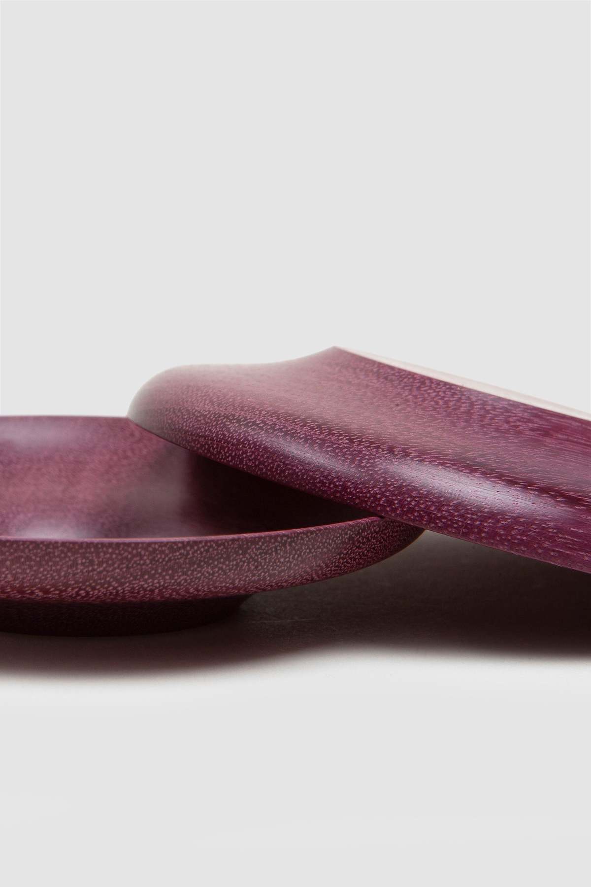 CristaSeya Handturned Small Plate - Beet Red | Garmentory