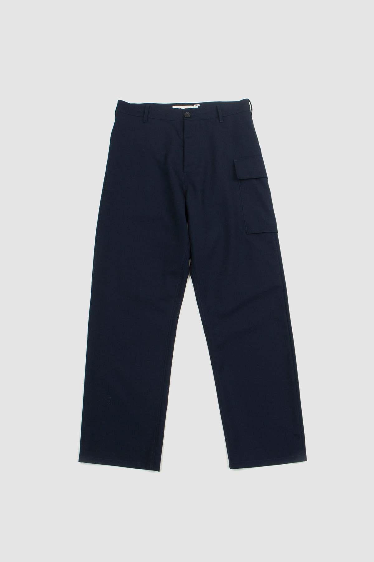 Marni Tropical Wool Cargo Trousers - Blublack | Garmentory