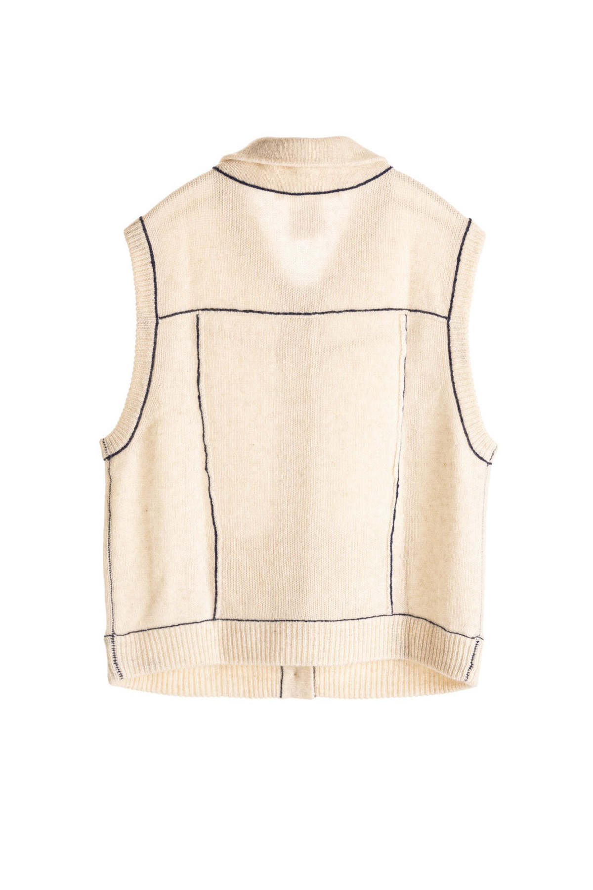 Paychi Guh Jean Vest - Natural - Image 2 of 2