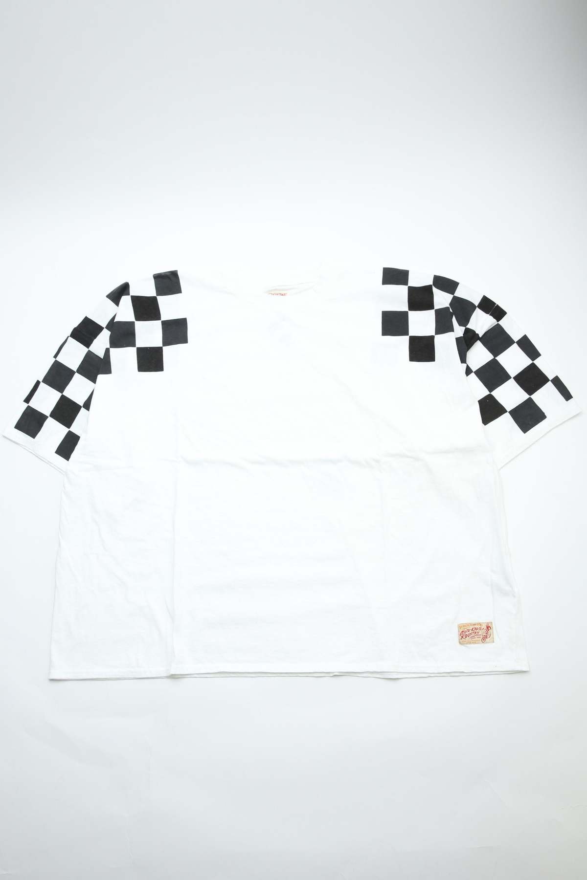 Kapital Jersey Racer Flag Huge T - White - Image 1 of 5