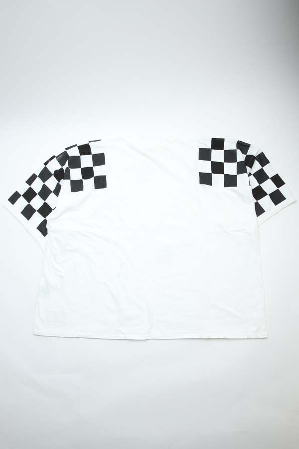 Kapital Jersey Racer Flag Huge T - White