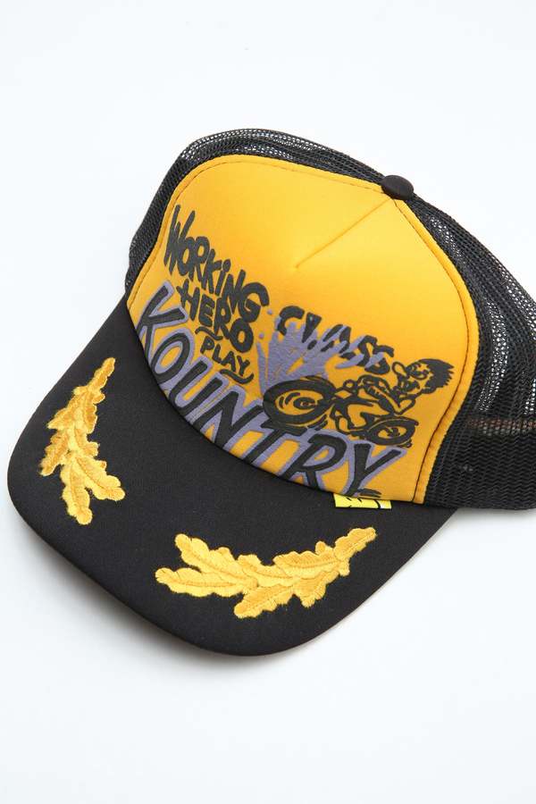 Kapital Kountry Racer Truck Cap - Black | Garmentory