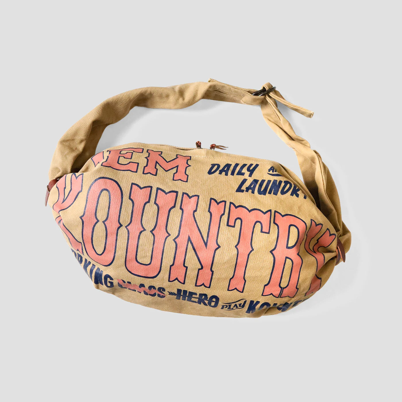 Kapital Canvas SNUFKIN EM KOUNTRY Bag - Beige | Garmentory