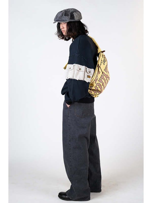 Kapital Canvas SNUFKIN EM KOUNTRY Bag - Black | Garmentory