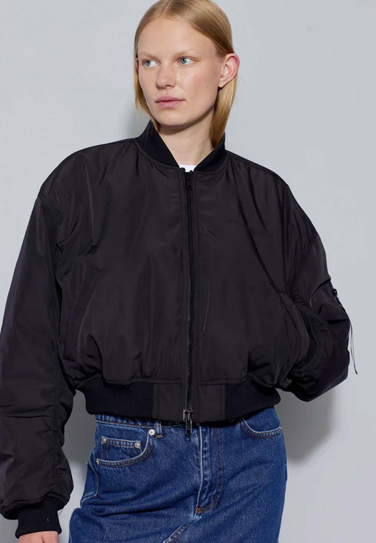 Bombshell Cropped Bomber
