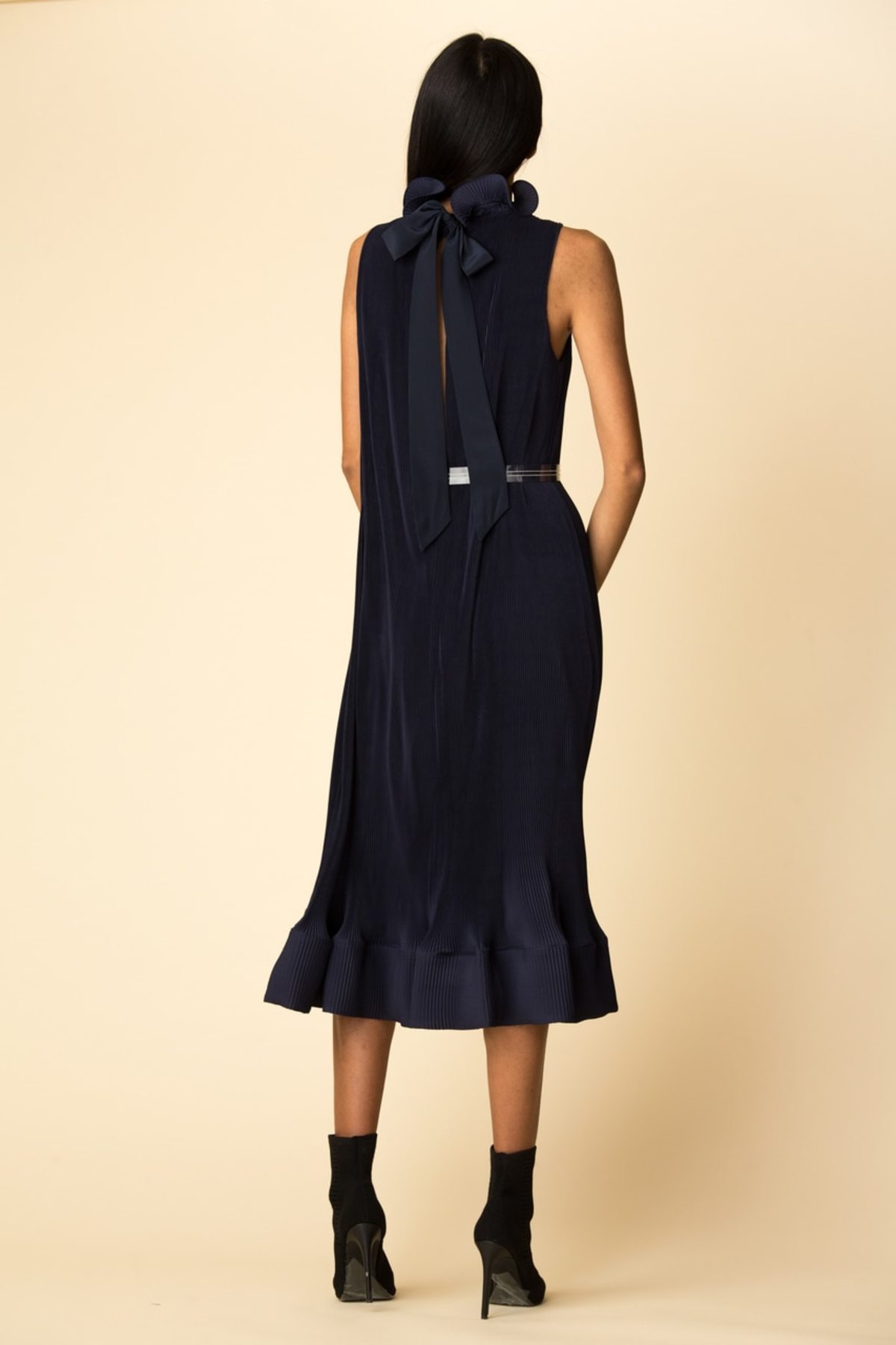 open lace back dress Tibi Dress – Silk Taffeta – Dress – by Sue Sartor Xs main image 0