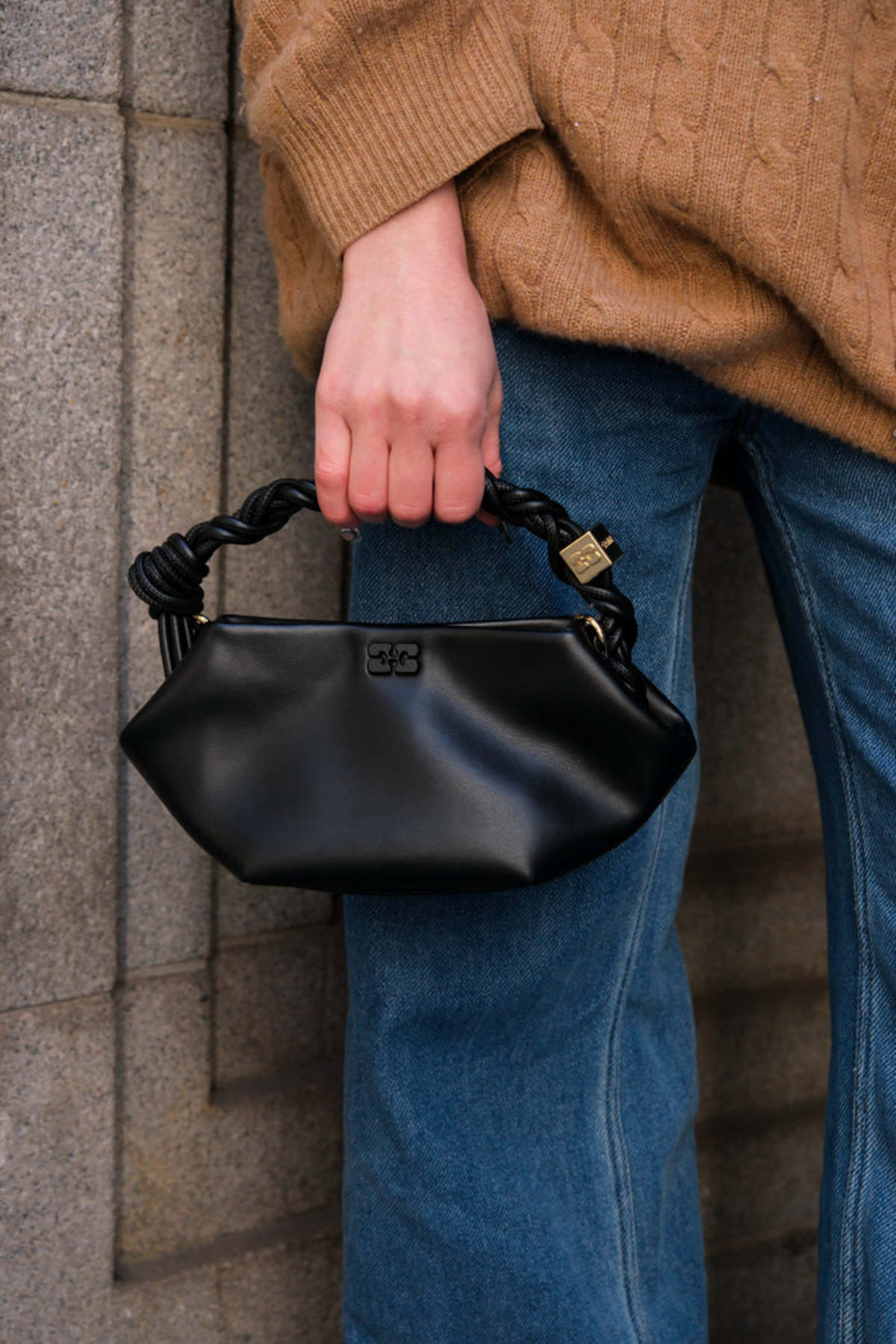 【GANNI】DENIM MINI GANNI BOU BAG ★送料・関税込★韓国発 Faded Denim Denim Mini GANNI Bou Bag | GANNI US