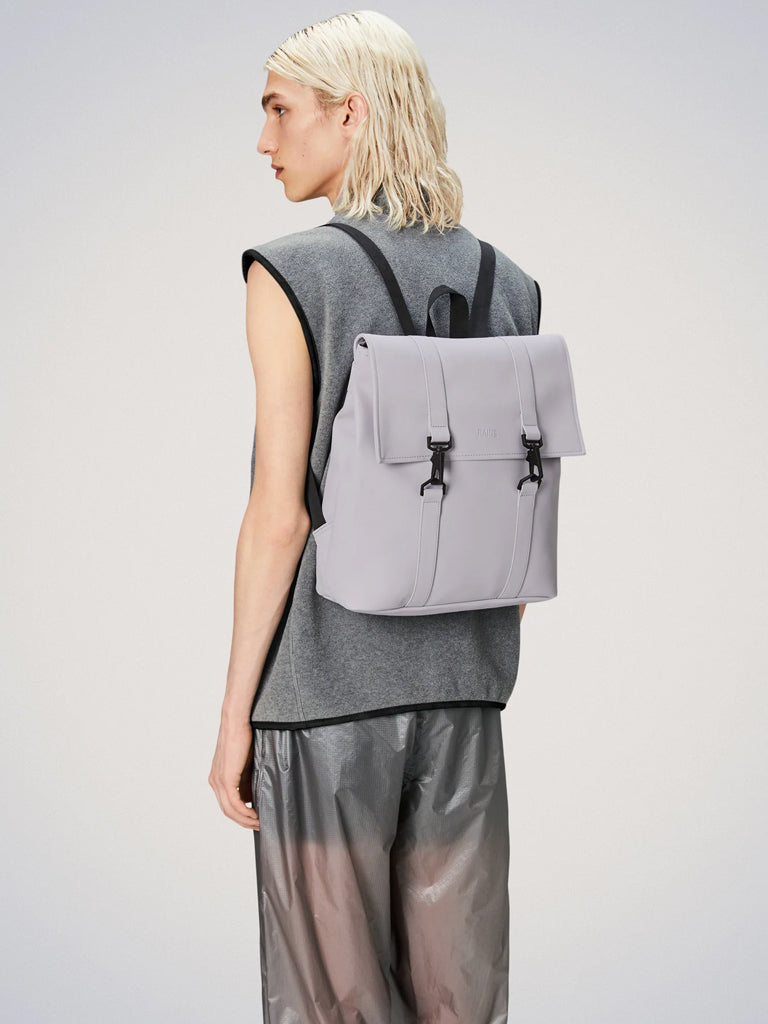 RAINS MSN Bag Mini Backpack W3 Flint Size One Size NWT Rains MSN BAG MINI W3 - Sac à dos - flint/gris clair  main image 2
