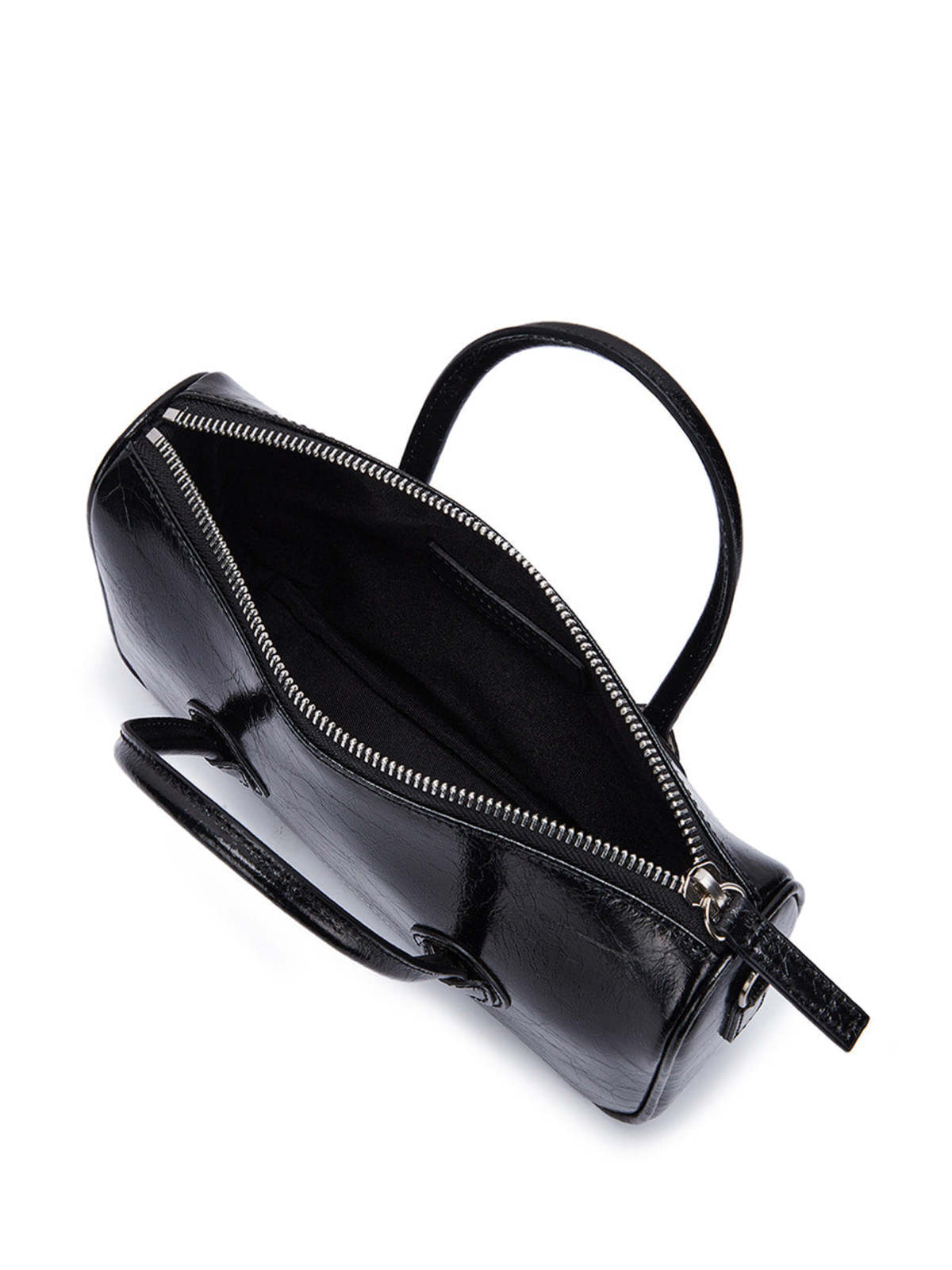 Marge Sherwood Small Zipper Bag - Glossy Black | Garmentory
