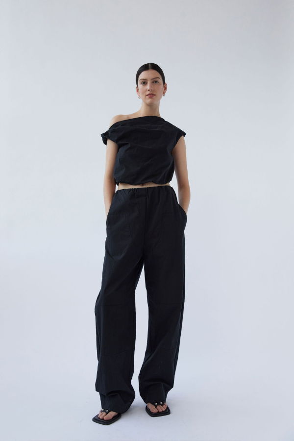 PARIS GEORGIA ALICE TOP - BLACK