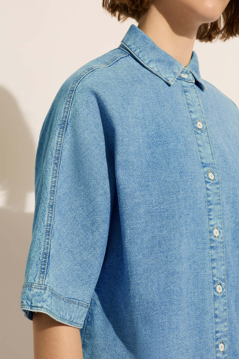 outland denim dress Outland Denim | We've reunited with @karenwalker to refresh your go-to pieces with a seven-piece denim series. The collection revisits quintessential Karen