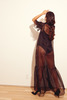 Kamperett Barre Organza Dress - Thumbnail 4