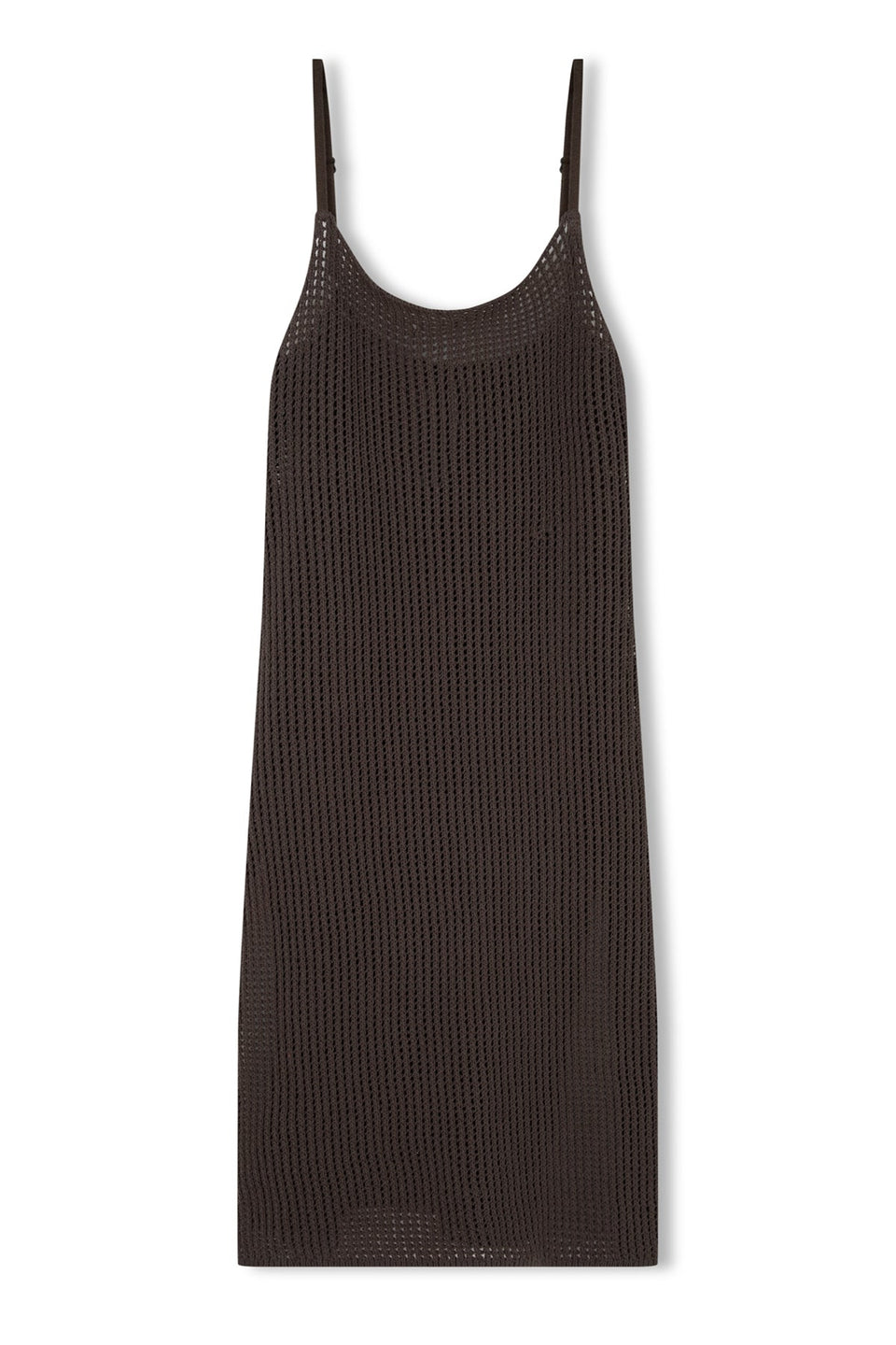 Zulu & Zephyr Cotton Crochet Dress - Charcoal | Garmentory