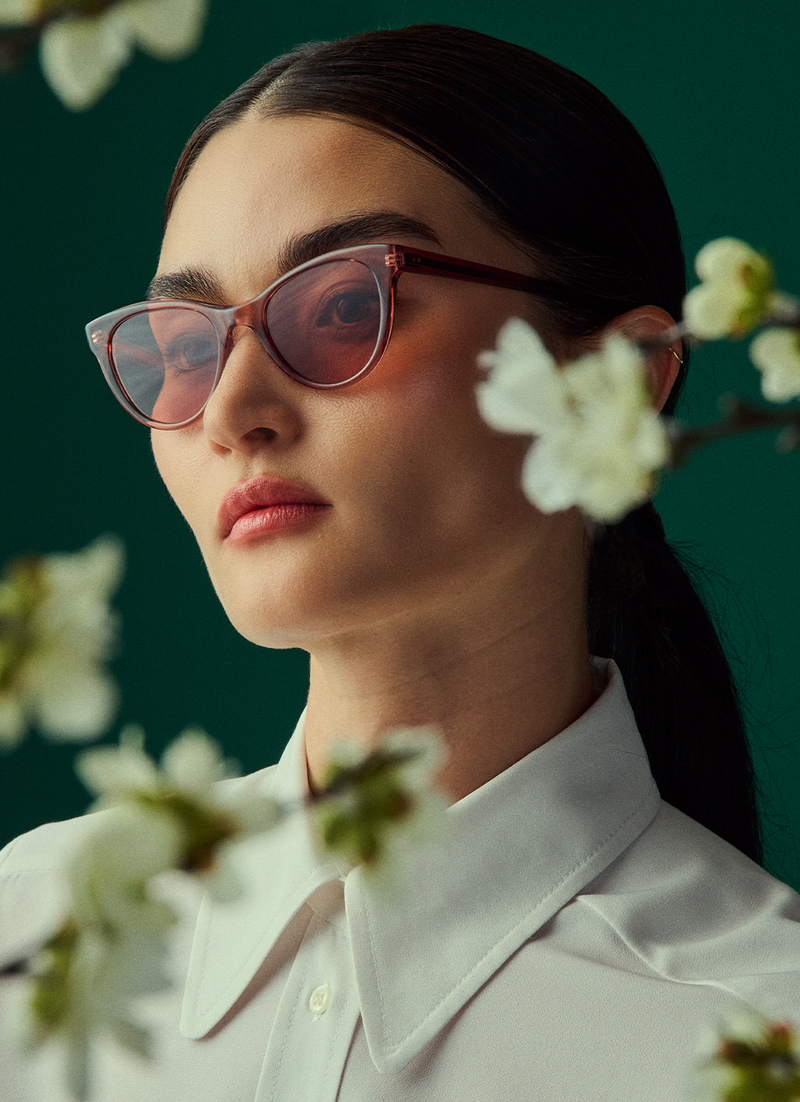 Garrett Leight X Clare Sun Bio Rose Garmentory