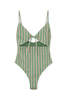 Myrtle Tie One Piece - Myrtle Pinstripe - Thumbnail 2