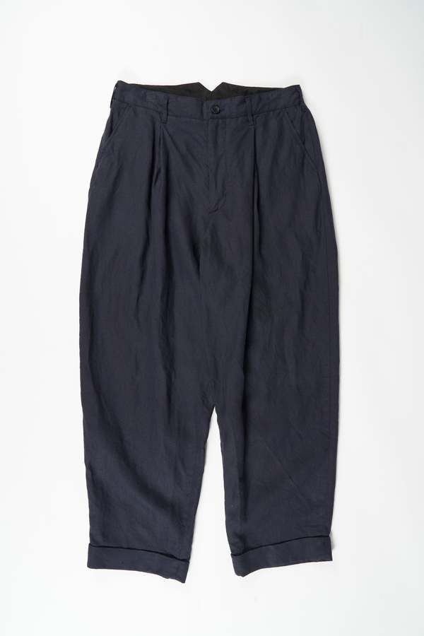 Engineered Garments WP Linen Twill Pant - Navy | Garmentory