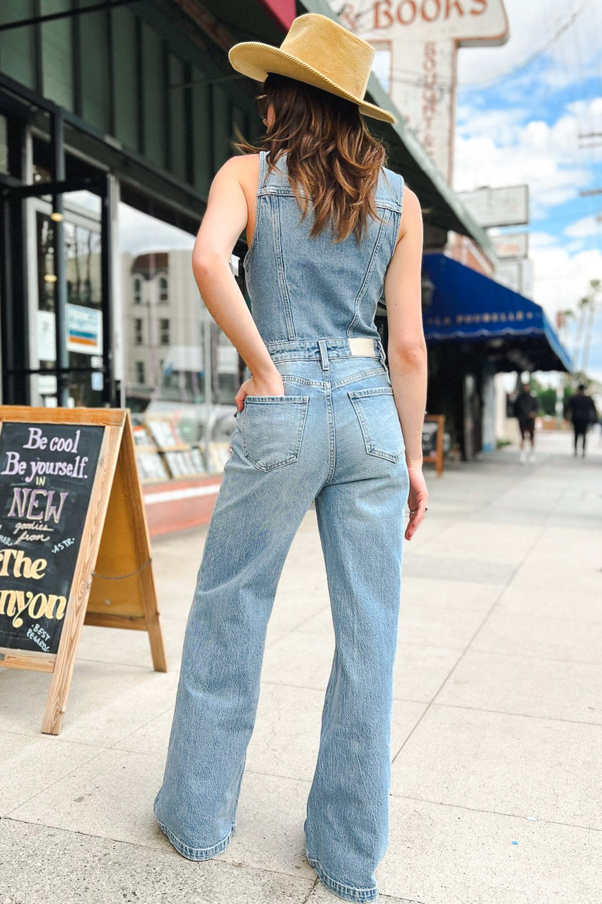 Pistola Aria Fitted Vest Jumpsuit - Essence | Garmentory