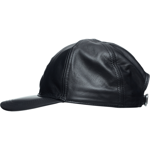 JIL SANDER ブラックレザーキャップ L Jil Sander Leather Cap - Black | Garmentory