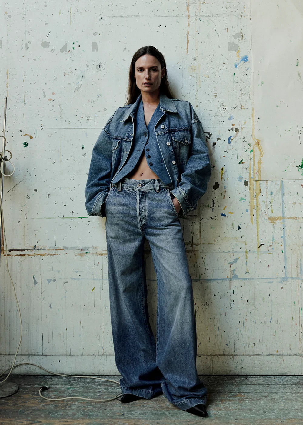 Citizens of Humanity Quira Puff Denim Jacket - Santos | Garmentory