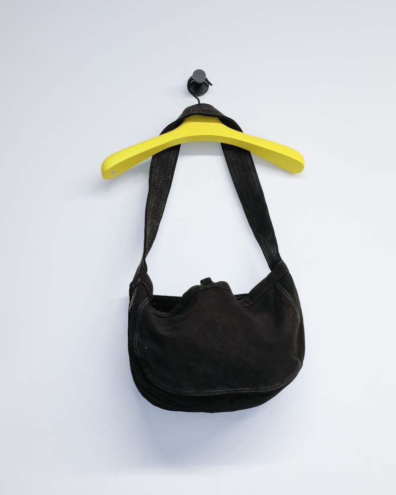 Taiga Takahashi Small Newsboy Bag - Mud Dyed Brown | Garmentory