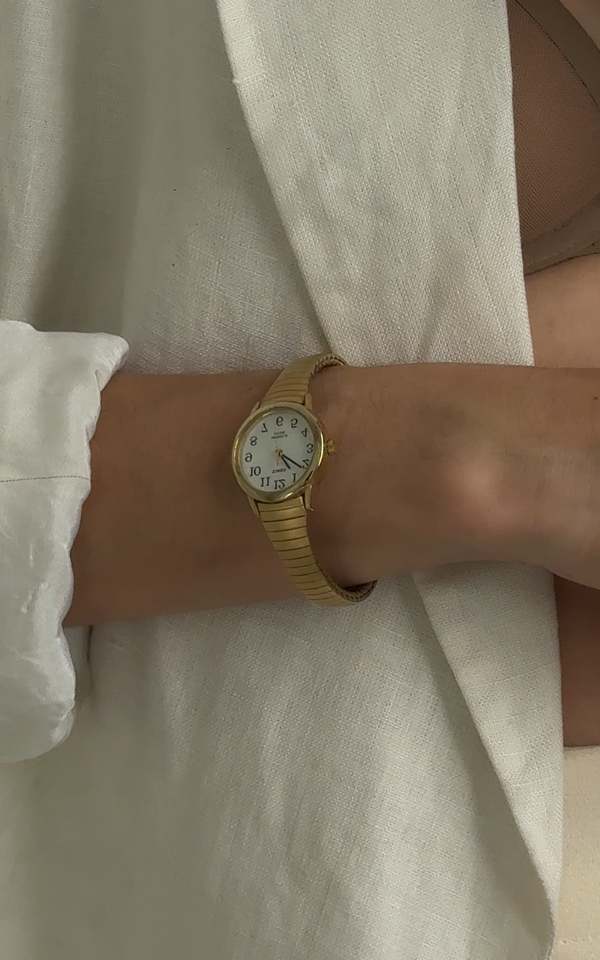 Vintage Timex Stretch Band Watch - Or | Garmentory display picture 3
