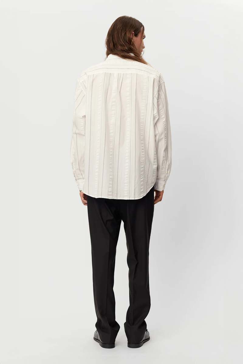 mfpen Generous Shirt - White Stripe | Garmentory