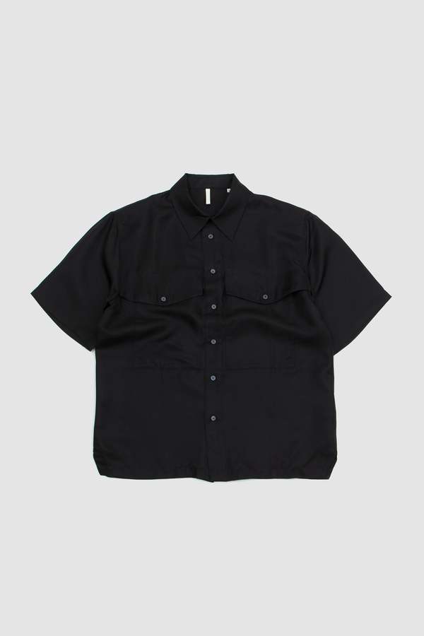Take Good Care Silk Shirt Black main image 1