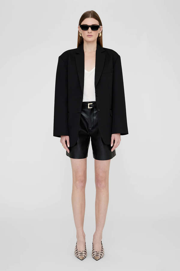 Anine Bing Nina Heels with Metal Toe Cap - Apricot Tweed