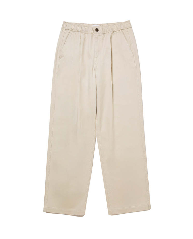 Saturdays NYC George Cotton Trouser - Beige | Garmentory