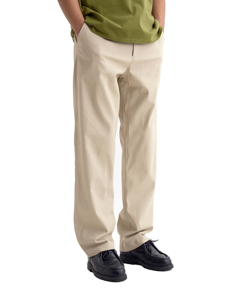 Saturdays NYC George Cotton Trouser - Beige | Garmentory
