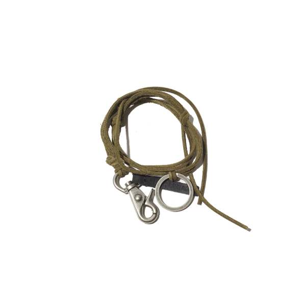 Our Legacy LEATHER LADON Key Chain - OLIVE | Garmentory