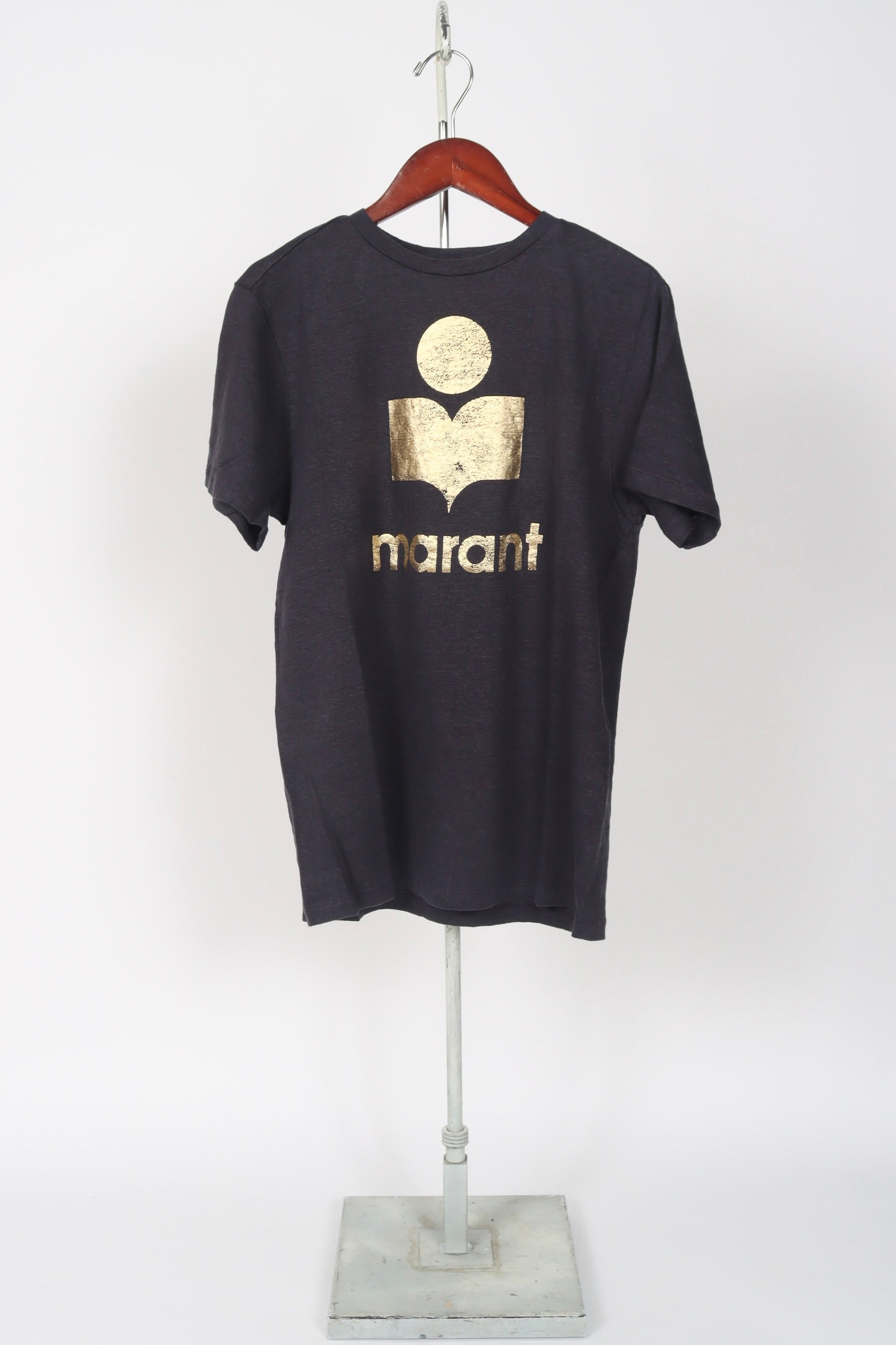 ★Isabel Marant★ Jaffer Logo Short Sleeve T-Shirt Fade Nigh 24PTS0048FA-B1N11E-30FN-A.jpg?