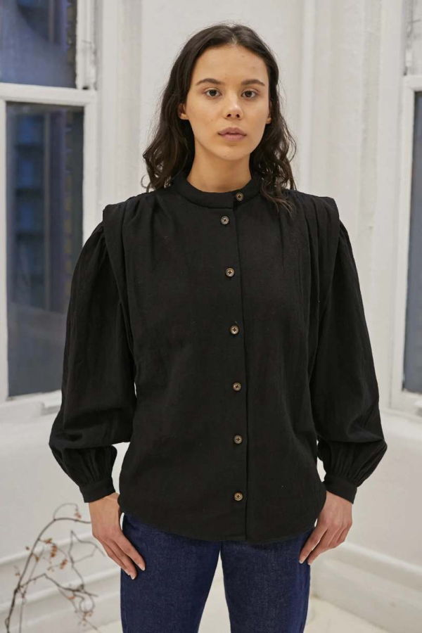 RUJUTA SHETH Brooklyn Blouse - Black