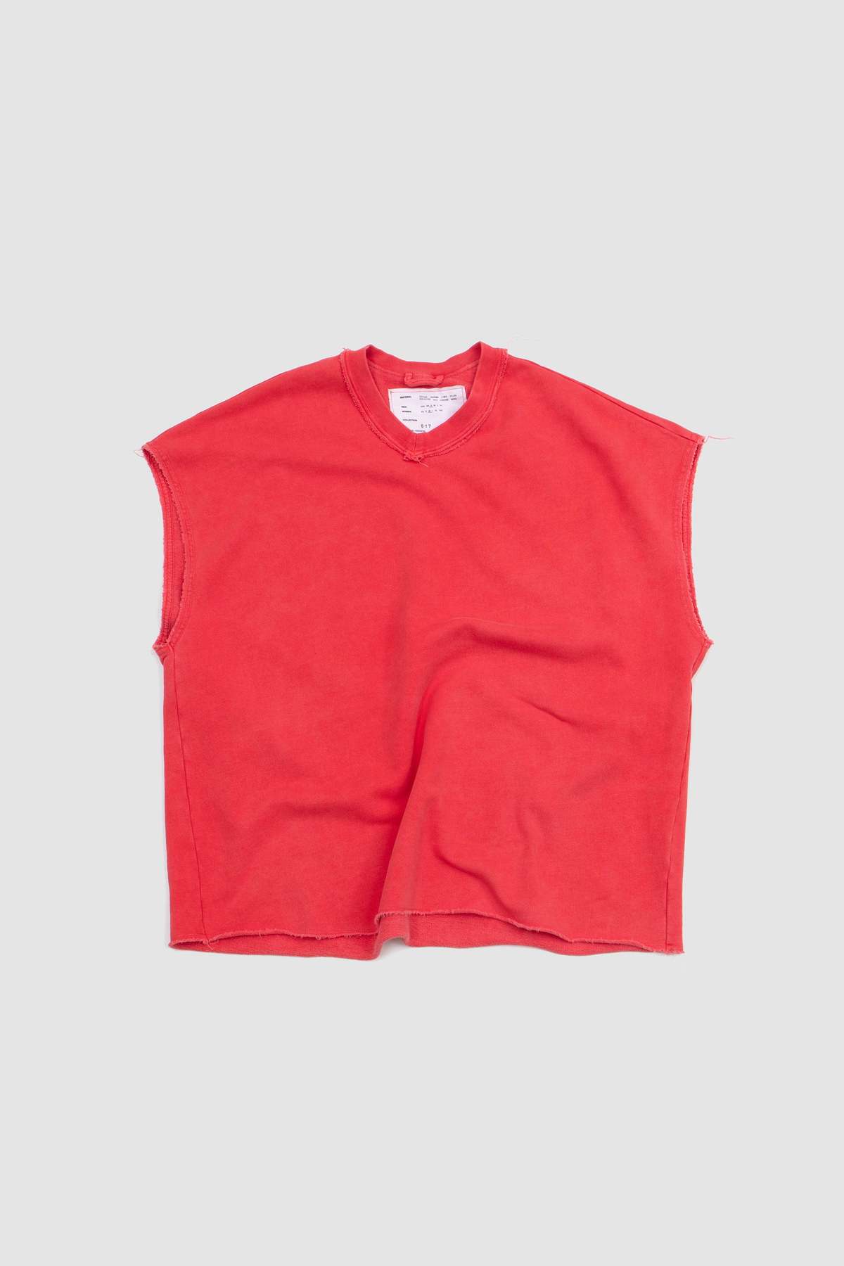 Camiel Fortgens Sleeveless Sweater - Red Old Dye | Garmentory