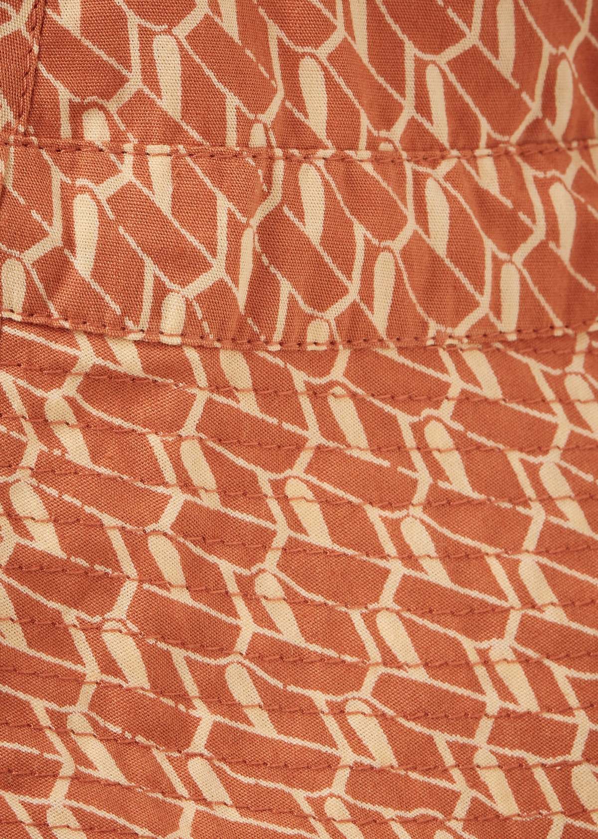 帽子 CARAMEL  CEDRUS HAT APRICOT GEO PRINT  M fit=scale-down,w=1200