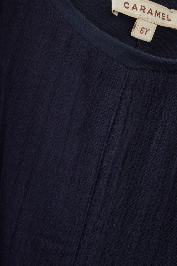 KIDS Caramel Mela Children's Cotton Top - Navy