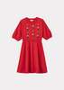 Kids Caramel SOYBEAN DRESS - TOMATO - Thumbnail 1