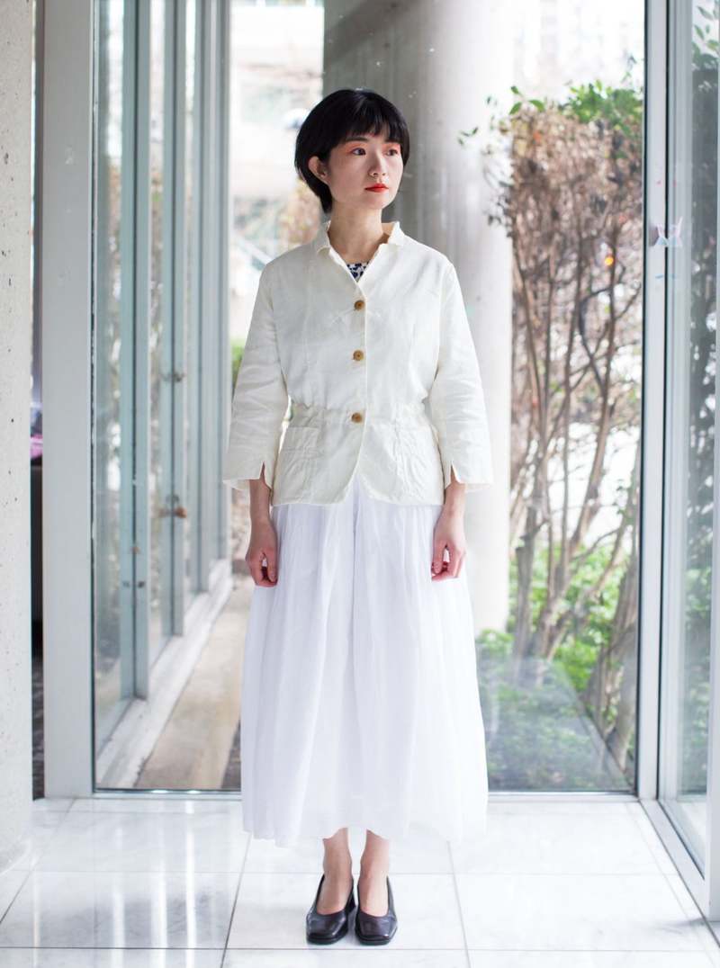 ジャケット・アウター [H+HANNOH WESSEL) WESSEL LINEN JACKET Hannoh-Hazel-Violaine-Jacket-