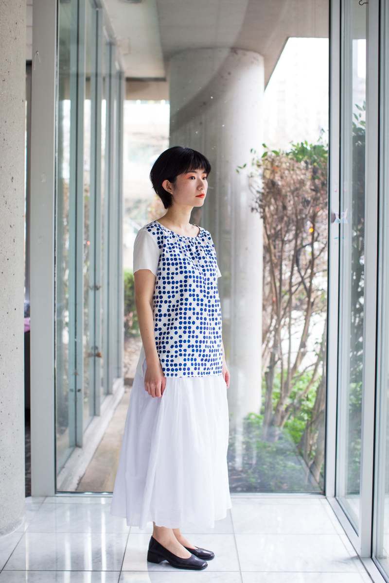 H+ Hannoh Wessel Clesia Print Shirt - Blue Dots