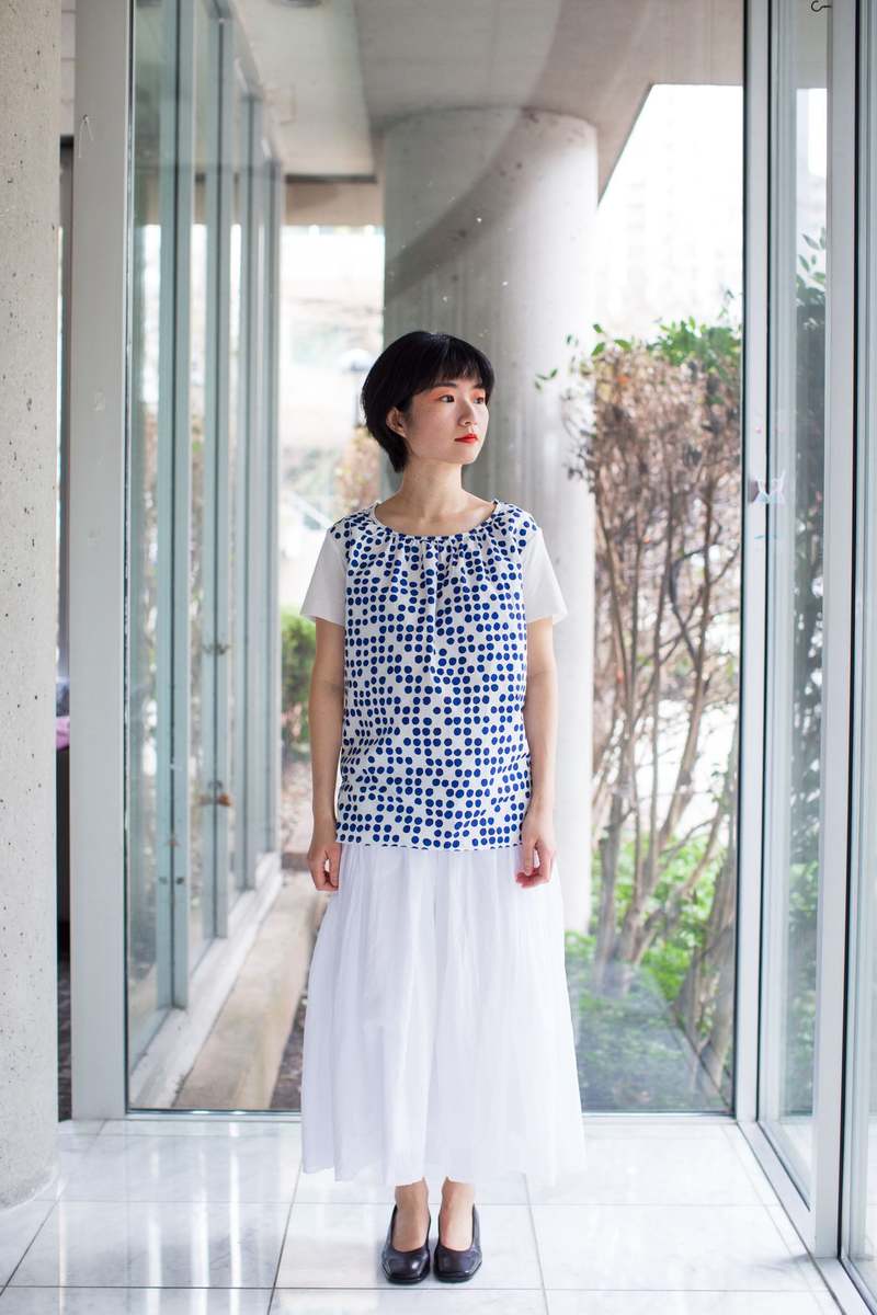 H+ Hannoh Wessel Clesia Print Shirt - Blue Dots