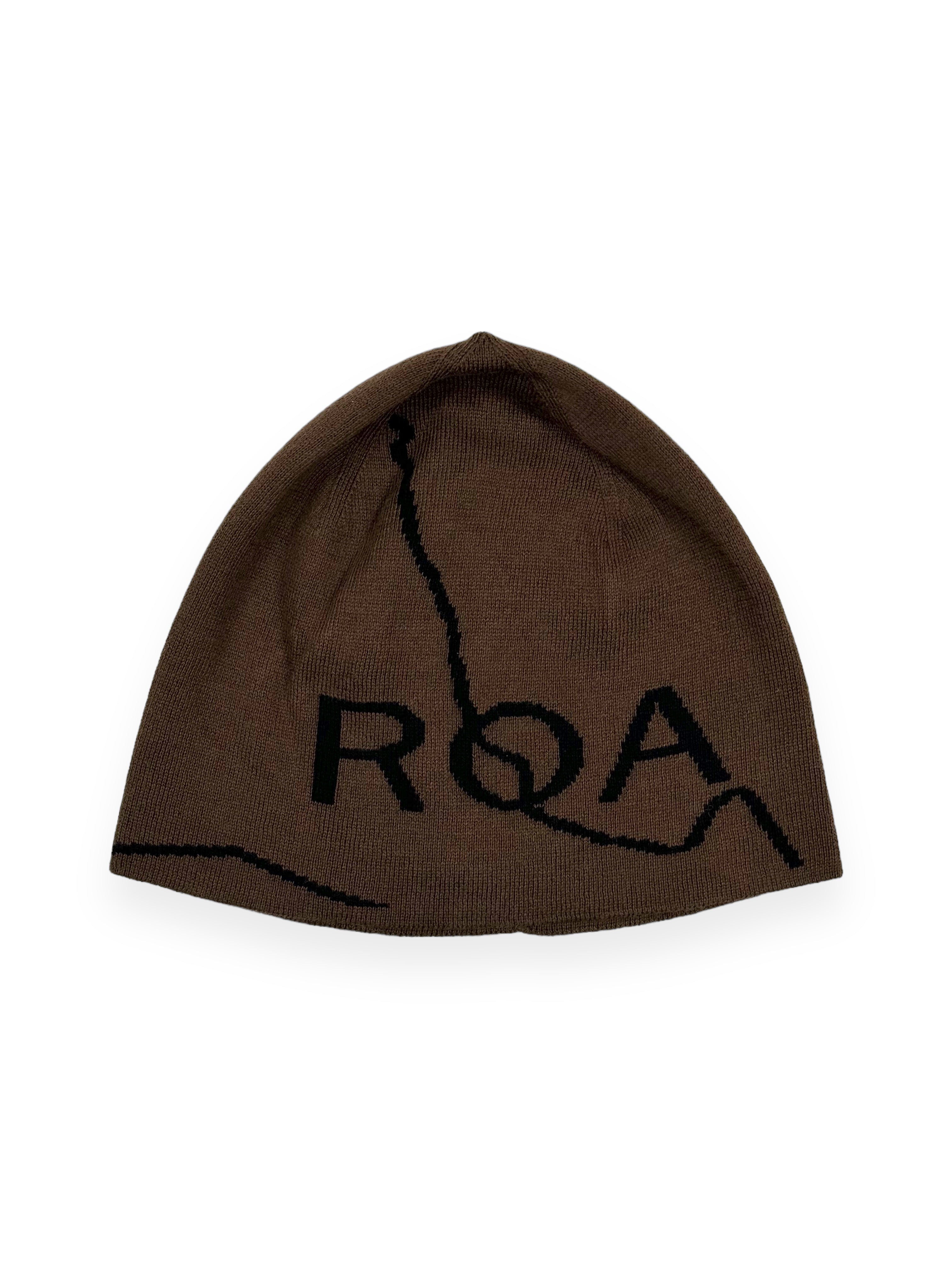 ROA LOGO BEANIE - BROWN | Garmentory