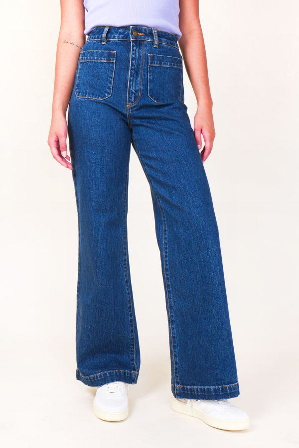 Rollas Sailor Jeans Long - Eco Ruby Blue