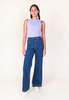 Rollas Sailor Jeans Long - Eco Ruby Blue - Thumbnail 4