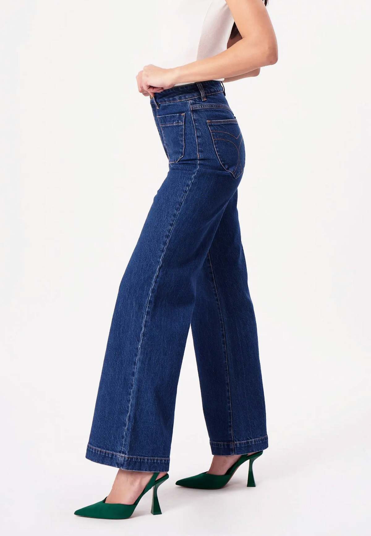 Rollas Sailor Jeans Long - Eco Ruby Blue - Image 8 of 12