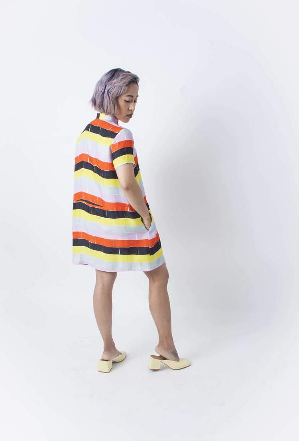 dusen dusen oversized tee dress Dusen Dusen Oversize Tee Dress - Bricks (Petite)