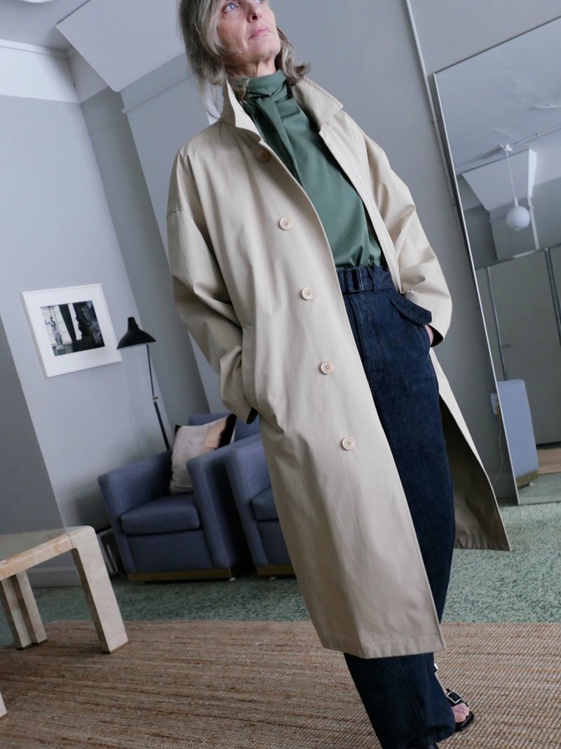 ジャケット・アウター Lemaire Oversize Overcoat Lemaire Oversized Virgin Wool Twill Overcoat in Black for