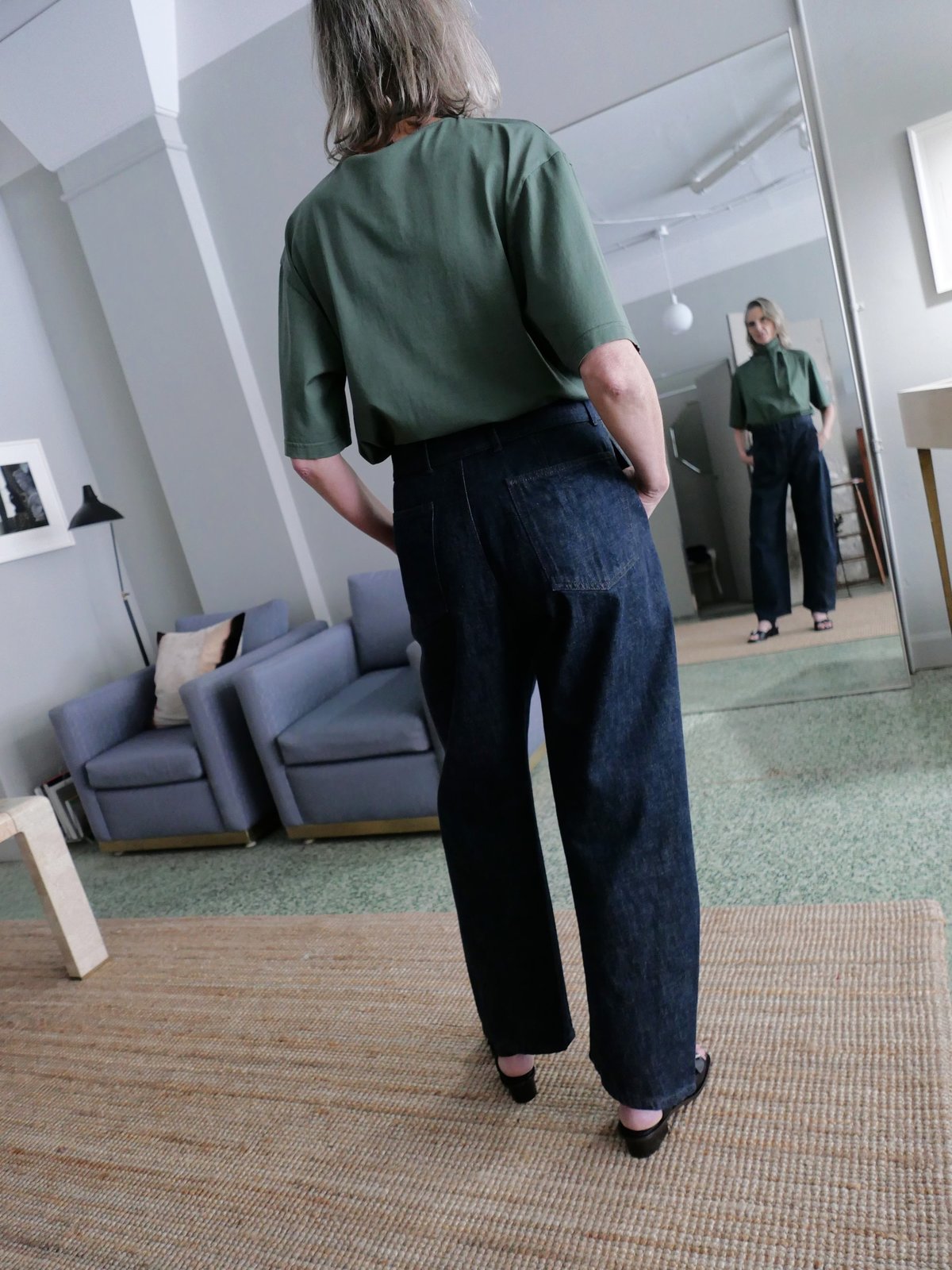 パンツ LEMAIRE IndigoDenim belted twisted pants Mohawk General Store | Lemaire | Twisted Belted Pant in